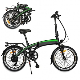 CM67 Bici Bicicletta elettrica da trekking, Con Batteria Rimovibile 36 V, 7.5 Ah, 250W, 3 modalità di guida, Shimano a 7 velocità，E-Bike, Con Sedile regolabile, Fino a 25 km / h