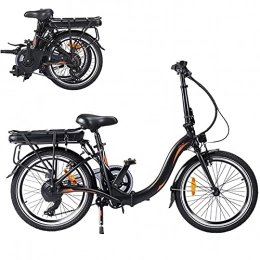 CM67 Bici elettriches Bicicletta elettrica Guidare a una velocità massima di 25 km / h Bicicletta Elettriche Capacità della batteria agli ioni di litio (AH) 10AH Bike Misura pneumatici 20 pollici, nero
