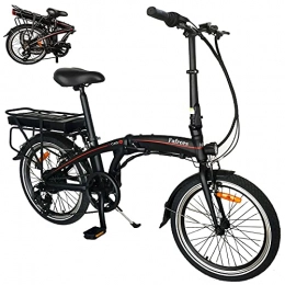 CM67 Bici Bicicletta elettrica Ioni di litio 10AH, LCD, Bici elettrica pieghevole Pieghevole, potenza motore 36 V 250 W Mtb elettrica Velocità 25 km / h carico 120 kg nero