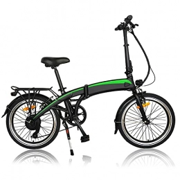 CM67 Bici Bicicletta elettrica pedalata assistita, Batteria agli ioni di litio, rimovibile, 36 V, 7.5 Ah, 250W, 3 modalità di guida, Shimano a 7 velocità，E-Bike, Con Sedile regolabile, Fino a 25 km / h