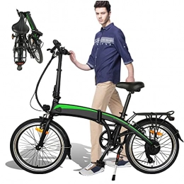 CM67 Bici Bicicletta elettrica pedalata assistita, Con Batteria Rimovibile, 36 V, 7.5 Ah, 250W, 3 modalità di guida, Shimano a 7 velocità，E-Bike, Con Sedile regolabile, Fino a 25 km / h
