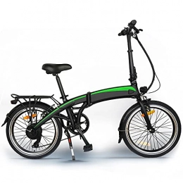 CM67 Bici Bicicletta elettrica pedalata assistita, Con Batteria Rimovibile, 36 V, 7.5 Ah, 250W, E-Bike, 3 modalità di guida, Shimano a 7 velocità，E-Bike, Con Sedile regolabile, Fino a 25 km / h