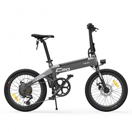 Pandao Bici elettriches Bicicletta elettrica per adulti, Bicicletta elettrica pieghevole 25 km / h Biciclette elettriche per ciclomotori per adulti 250W Motore senza spazzole Capacità di carico della bicicletta 100 kg Grigio