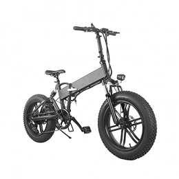 XIAOJU Bici elettriches Bicicletta elettrica per pneumatici grassi, bicicletta elettrica pieghevole da 500 W, ebike con batteria rimovibile da 36V / 10 Ah