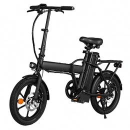 X-Tout Bici elettriches Bicicletta elettrica pieghevole, 16 pollici, Urban E-Bike con 3 modalità di guida, batteria rimovibile, portatile conto, uomo e donna