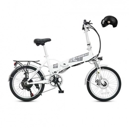 AI CHEN Bici Bicicletta elettrica pieghevole bici leggera 7 velocità mobilità artefatto unisex bici da donna piccola mini batteria al litio bici bici ibride 48V10.4AH scooter portatile servoassistito telaio