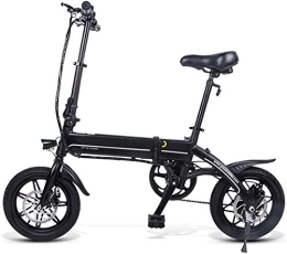 RDJM Bici elettriches Bicicletta elettrica, Pieghevole bicicletta elettrica per adulti14 lega di alluminio 36v250w commuta ebike 7.5ah batteria professionale 7 velocità trasmissione trasmissione ingranaggi disco freno a di