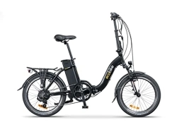 Bicicletta elettrica pieghevole Ecobike Even Black