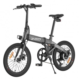 Twotoo Bici elettriches Bicicletta elettrica pieghevole HIMO Z20 25 km / h cambio a 6 velocità 250 W 3 modalità di guida IP7X impermeabile ebike da 20 pollici per donna uomo bambino grigio