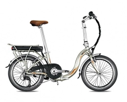 BIZOBIKE Bici elettriches Bicicletta elettrica pieghevole miesty bello oro – Batteria: Li-Ion Panasonic 36 V, 14, 5 Ah – autonomia: 140 km – Peso: 20, 3 kg su Amazon
