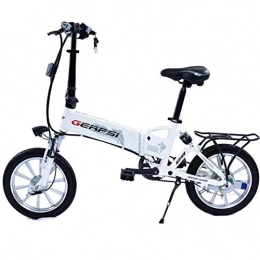 Hokaime Bici elettriches Bicicletta elettrica Pieghevole per Adulti da 16 Pollici, Dotata di Porta USB per Bicicletta elettrica 36V 250W
