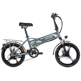 FFF-HAT Bici Bicicletta elettrica pieghevole per giovani adulti, 20 pollici 350 W / 48V tre modalità di guida, con telecomando antifurto, per spostamenti urbani in bicicletta all'aperto, Batteria al litio rimovibile