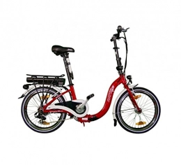electro-fun-handel Bici elettriches Bicicletta elettrica pieghevole RANIS Foldy 6, colore rosso