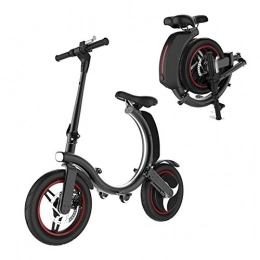 HT&PJ Bici Bicicletta elettrica portatile pieghevole per adulti