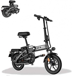 HCMNME Bici elettriches Bicicletta Elettrica Smart Mountain Pieghevole Bike Electric By, per adulti, Power Range 280km Bicycle Rimovibile 48V / 28.8Ah Batteria agli ioni di litio con 3 modalità di guida Batteria al litio Bea