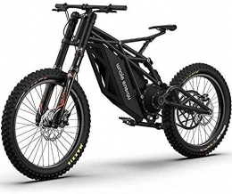 baozge Bici Bicicletta per Mountain Bike elettrica Fuoristrada per Adulti con Batteria al Litio 48V 20Ah-21700 Nera