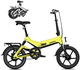ZJZ Bici elettriches Biciclette, bici elettrica pieghevole - portatile facile da riporre, display a LED bicicletta elettrica per pendolari con motore da 250 W, batteria da 7, 8 Ah, tre modalità professionali di assistenza