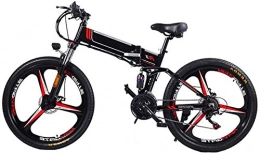 ZJZ Bici elettriches Biciclette, Bicicletta elettrica pieghevole per mountain bike Motore 350W 48V, Bicicletta elettrica per pendolari con display a LED, Cerchio in lega di magnesio a 21 velocità per adulti, Carico massim