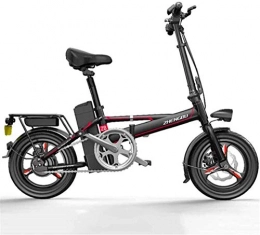 ZJZ Bici Biciclette elettriche veloci per adulti Bicicletta elettrica leggera pieghevole 400W Motore a trazione posteriore ad alte prestazioni Assistente di potenza Bicicletta elettrica in alluminio Velocità m