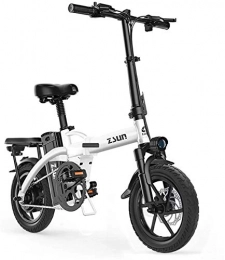 ZJZ Bici Biciclette elettriche veloci per adulti Bicicletta elettrica per adulti 48V Urban Commuter Bicicletta elettrica pieghevole Bicicletta elettrica pieghevole Velocità massima 25 Km / h Capacità di carico