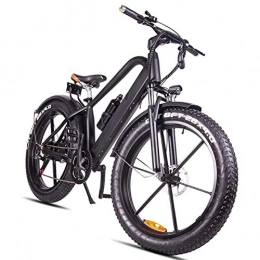 Biciclette Fat Tire Mountain Elettrico E-Bike, La Durata della Batteria 48V 18650 Litio a 6 Marce Ammortizzatore Idraulico Anteriore E Freni a Disco Posteriori