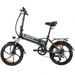 BIKFUN Bici elettriches BIKFUN 20'' 48V 250W Bici Elettrica Pieghevole 20 Pollici con Batteria 10Ah 480Wh LCD Display, Shimano 7 Velocità, Bici Elettriche 25km / h