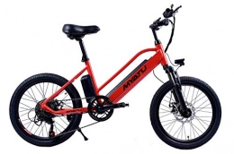 BIKFUN Bici elettriches BIKFUN Bicicletta Elettrica Pieghevole, Bici al Lavoro, E-Bike, Fold 20” / 26”, Adulto, 250W Batteria 36V 8Ah, Cambio Shimano a 7 velocità (20" Youth)