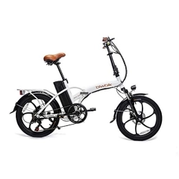 BIWBIK Bici elettriches BIWBIK Book Sport, Bicicletta elettrica Pieghevole Unisex-Adulto, Bianco, Plegable