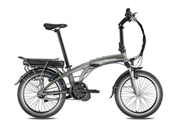 BIZOBIKE Bici elettriches BIZOBIKE Bicicletta elettrica Pieghevole A-Class Grigio / Verde – Batteria: Li-Ion Panasonic 36 V, 14, 5 Ah – autonomia: 140 km – Peso: 21, 4 kg su Amazon