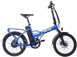 BXZ Bici elettriches BXZ Bicicletta elettrica Bicicletta elettrica, Pieghevole leggera, Bicicletta elettrica 36V / 250W, Batteria al litio 10, 4 Ah, Velocità massima 32 km / h, Adatto per uomini e donne adulti, Blu