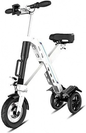 BXZ Bici elettriches BXZ Bicicletta elettrica pieghevole, bicicletta con controllo della batteria al litio Triciclo elettrico Scooter Bicicletta pieghevole leggera e in alluminio per l'avventura all'aperto per adulti, Bi