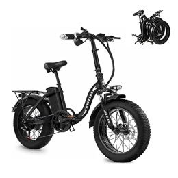 BYINGWD Bici elettriches BYINGWD Ebike, Biciclette Elettriche, Biciclette Elettriche per Adulti, Mountain Bike Elettriche, 20 '' Biciclette Elettriche per Adulti, Bicicletta Elettrica E-Bike 7-velocità(Color:K001)
