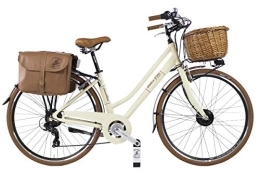Canellini Bici Canellini E-Bike Dolce Vita by Bici Elettrica Citybike Retro Vintage Donna Panna 46