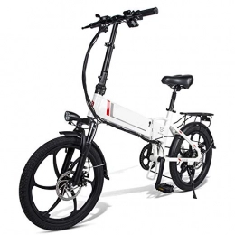CARACHOME Bici elettriches CARACHOME E-Bike Portatile Pieghevole Intelligente da 20 Pollici per ciclomotore con Supporto per Telefono LCD con Display Dati, Porta di Ricarica USB 2.0 48V350W