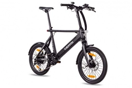 Moma Bikes Bici elettriches Chrisson 20ERTOSBLACK, Black 20" Unisex Adulto, Nero, Normale