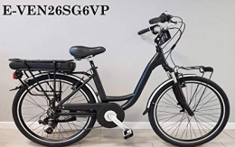 Cicli Puzone Bici elettriches CICLI PUZONE Bici ELETTRICA Alluminio 26 E-Bike ELETTRICA Venere Batteria 36V 14AH Art. E-VEN26SG6VP