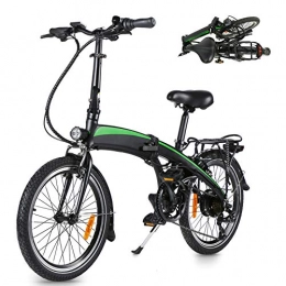 CM67 Bici elettriches Citt Bicicletta Elettrica Biciclette elettriche Bicicletta elettrica pieghevole elettrica da 250 W. Bicicletta ausiliaria con regolatore a 5 velocità Adatto per regali per adulti