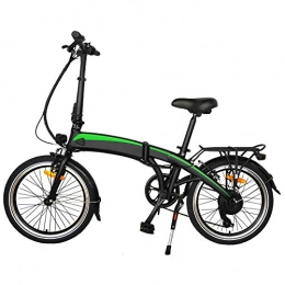 CM67 Bici elettriches Citt Bicicletta Elettrica City Bike Bicicletta elettrica pieghevole elettrica da 250 W. Bicicletta elettrica pieghevole con cambio a 7 marce Adatto per uomini e donne adulti