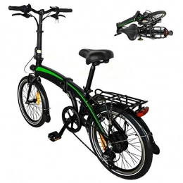 CM67 Bici elettriches Citt Bicicletta Elettrica Pieghevole Biciclette elettriche Schermo LCD per city bike elettrica Bicicletta ausiliaria con regolatore a 5 velocità Adatto per adolescenti e adulti