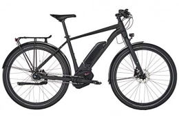 Conway Bici Conway eUrban City 2019 - Bicicletta elettrica 27, 5", Colore: Nero Opaco, Nero Opaco, M | 48cm