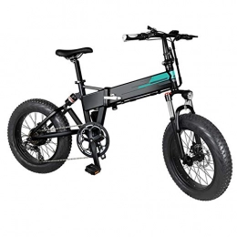 CrazyFly Bici CrazyFly Bicicletta Elettrica, Bici Elettrica per Adulti Lega di Alluminio 20" Biciclette da Mountain Bici Pieghevole 36V 250W 12.5Ah LCD Display ebike, Carico Massimo 120kg (Nero)