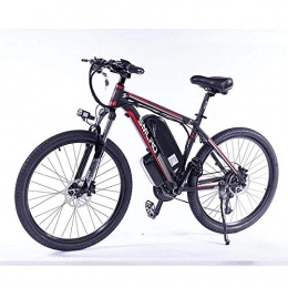 cuzona Bici elettriches cuzona Bicicletta elettrica da 29 Pollici Mountain Bike elettrica 1000 W / 500 W con Batteria Rimovibile a 48 V agli ioni di Litio 21 velocit Shifter-Black_Red_1000W13AH