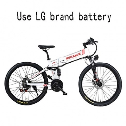 cuzona Bicicletta elettrica R3 Pieghevole al Litio elettrica assistita da Montagna 48V velocit variabile Nazionale da 26 Pollici a velocit variabile Walking-LG_48V_12.8A_500W