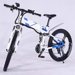 CXY-JOEL Bici elettriches CXY-JOEL - Bicicletta elettrica da 26", pieghevole, telaio in lega di alluminio, 350 W, 48 V, 10, 4 Ah, per adulti, mountain bike, città e bicicletta, batteria al litio adatta per uomini e donne