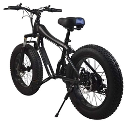 D&XQX Bici elettriches D&XQX Mountain Bike, Biciclette da Neve Beach Bike 4.0 Pneumatico Largo Leggero e Alluminio Folding Bike con i Pedali della Bicicletta Portable, 24in*15in