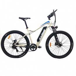 DasBike Bici DAS.BIKE - Bicicletta elettrica da mountain bike, 29", in alluminio, con attacco USB, colore: bianco