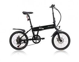 DEVRON Bici elettriches Devron 20201 - Bicicletta elettrica pieghevole, pieghevole, con motore da 36 V, 7, 8 Ah, parti Shimano, colore: Nero