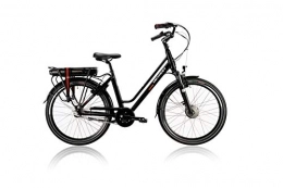 DEVRON Bici Devron E-Bike Bicicletta elettrica 250 W Front Drive Motor, componenti Shimano, nero