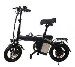 DIDIY Bicicletta elettrica in lega di alluminio 48 V 350 W, 12 AH14 pollici, batteria al litio per bicicletta elettrica adulto, il corpo può essere piegato con l'assistenza del pedale.