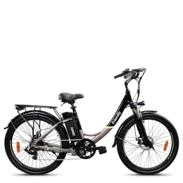 dme bike  DME BIKE, Friendly, Bicicletta City-Bike Elettrica Fissa a Pedalata Assistita 26" 250W 36V. Sella in gel memory e ribaltabile, freni meccanici, Telaio resistente in alluminio